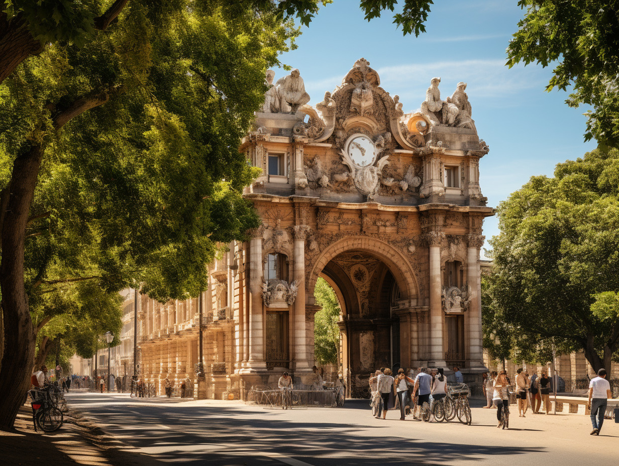 porte du peyrou montpellier